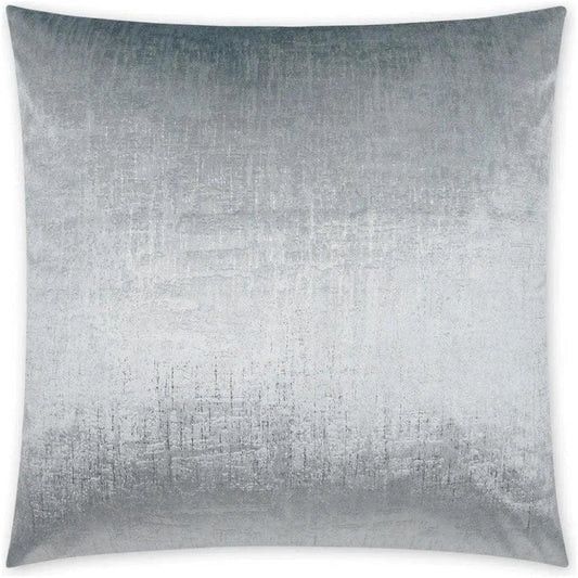 Alnwick Glam Solid Silver Large Throw Pillow Insert - LOOMLAN - D.V. Kap - Throw Pillows