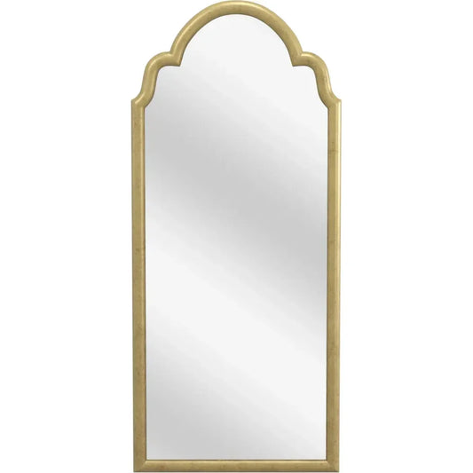 Amelle MDF Gold Vertical Wall Mirror - LOOMLAN - Bassett Mirror - Wall Mirrors
