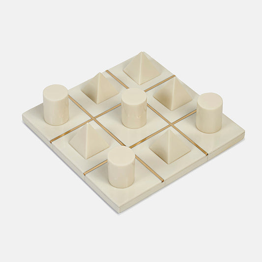 Luho Design House Amon Resin Tic-Tac-Toe Set
