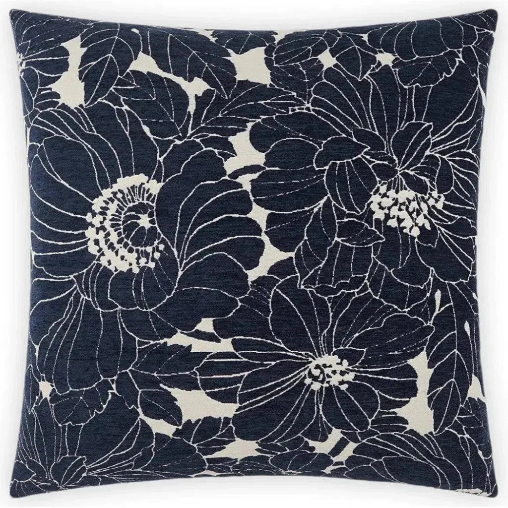 Anathallo Navy Blue Throw Pillow With Insert - LOOMLAN - D.V. Kap - Throw Pillows