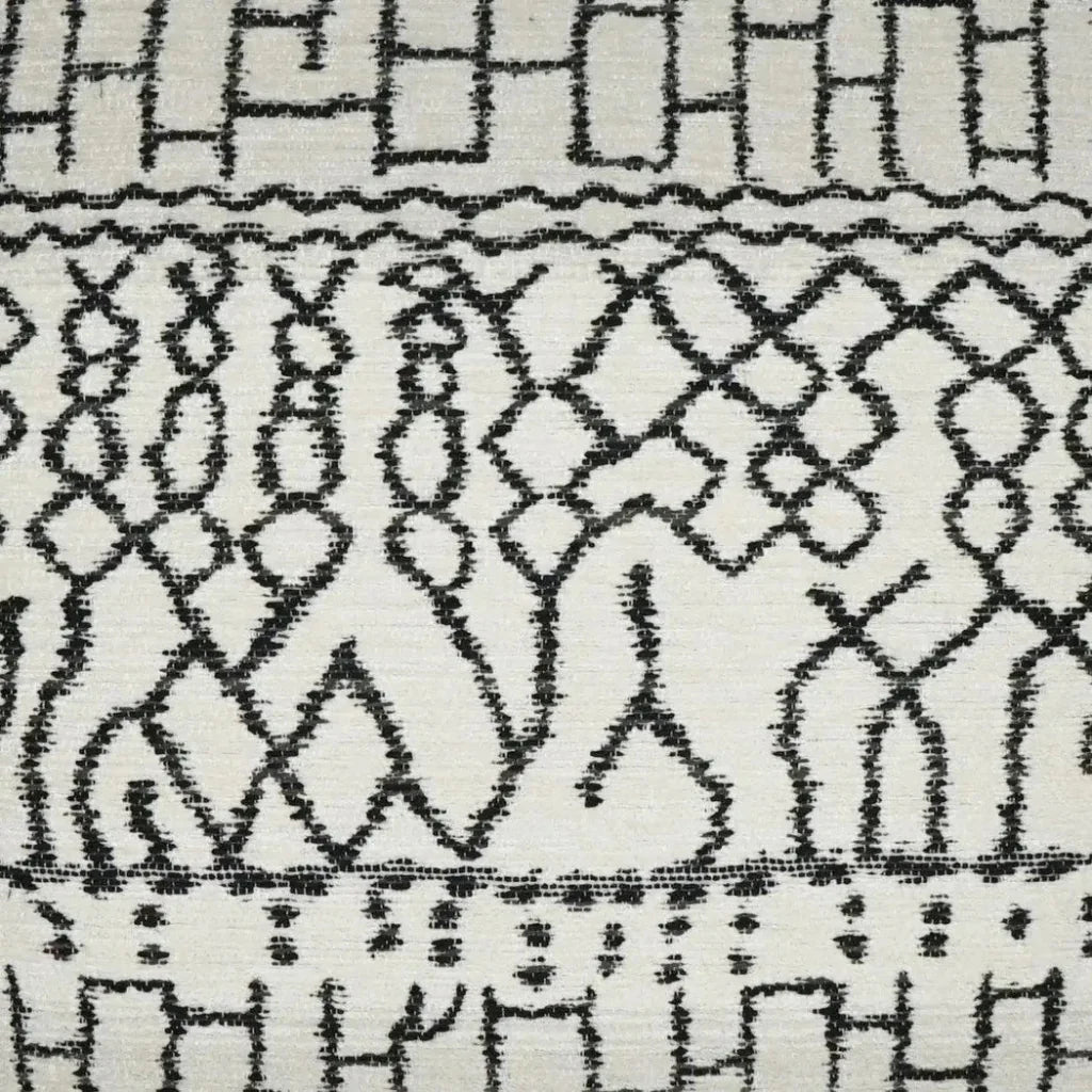 Andreozzi Tuxedo Global Black Large Throw Pillow Insert - LOOMLAN - D.V. Kap - Throw Pillows