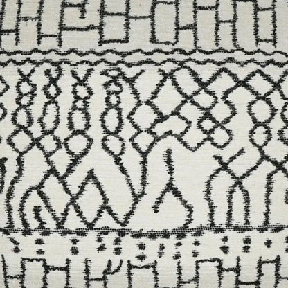 Andreozzi Tuxedo Global Black Large Throw Pillow Insert - LOOMLAN - D.V. Kap - Throw Pillows