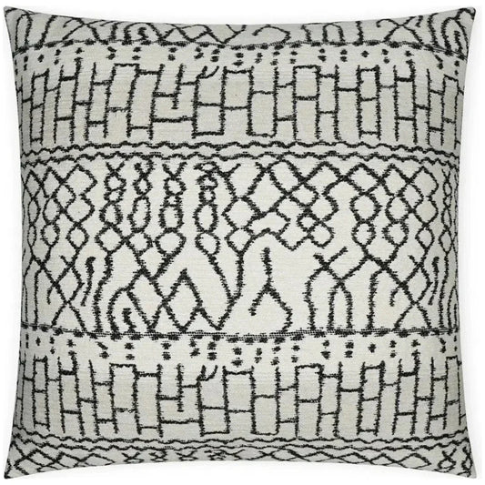 Andreozzi Tuxedo Global Black Large Throw Pillow Insert - LOOMLAN - D.V. Kap - Throw Pillows