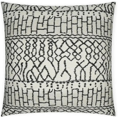 Andreozzi Tuxedo Global Black Large Throw Pillow Insert - LOOMLAN - D.V. Kap - Throw Pillows
