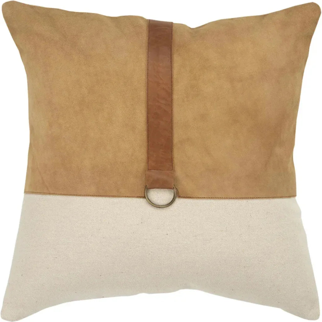 LOOMLAN Andria Color Block Throw Pillow Down Insert