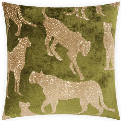 Animique Fern Green Throw Pillow With Insert - LOOMLAN - D.V. Kap - Throw Pillows