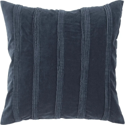 Ankor Solid Blue Throw Pillow Down Insert - LOOMLAN - LOOMLAN - Throw Pillows