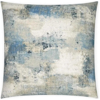 Antalya Denim Abstract Blue Large Throw Pillow Insert - LOOMLAN - D.V. Kap - Throw Pillows