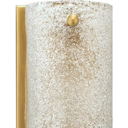 Antique Brass Glass Moet Double Rounded Sconce - LOOMLAN - Jamie Young - Wall Sconces