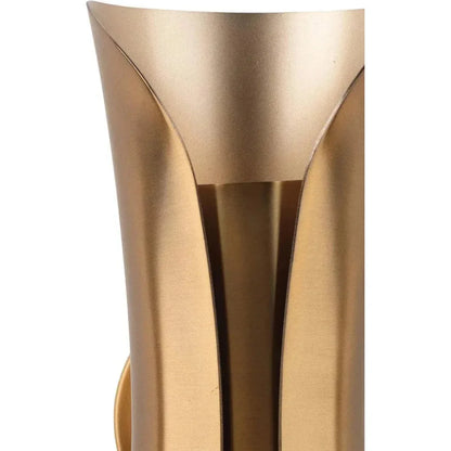 Antique Brass Gold Capsule Sconce - LOOMLAN - Jamie Young - Wall Sconces