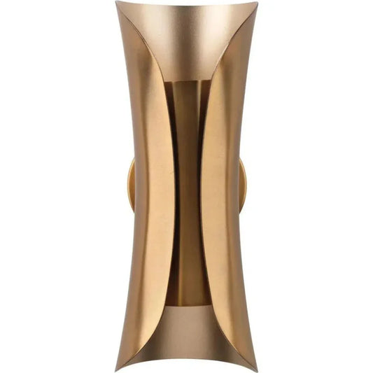 Antique Brass Gold Capsule Sconce - LOOMLAN - Jamie Young - Wall Sconces