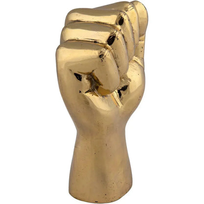 Antique Brass Hand Signs Sculpture