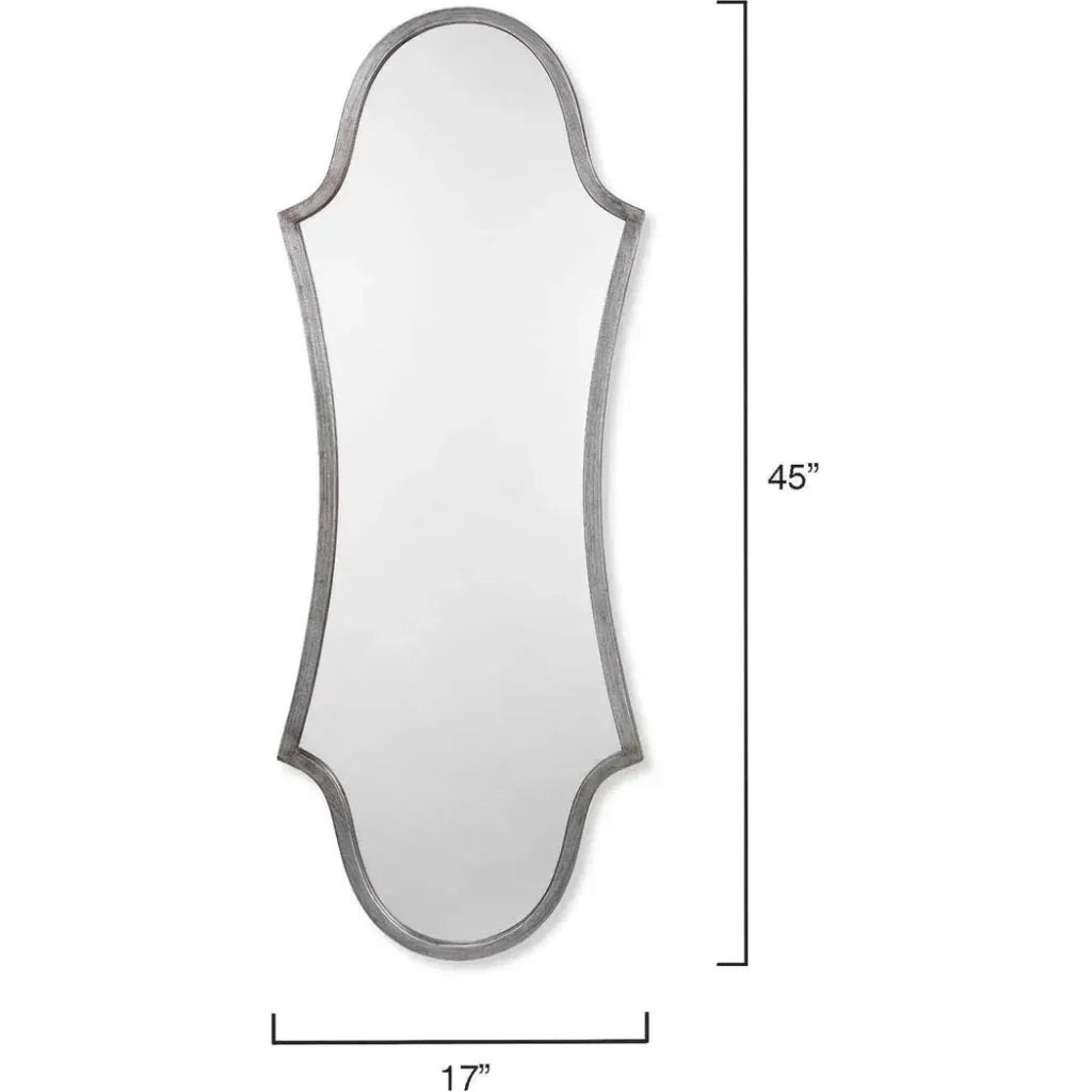 Antique Silver Aluminum Fairy Tale Wall Mirror - LOOMLAN - Jamie Young - Wall Mirrors