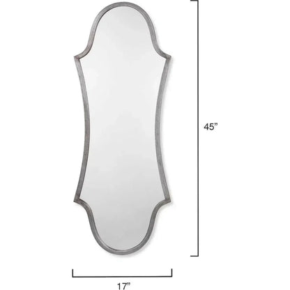 Antique Silver Aluminum Fairy Tale Wall Mirror - LOOMLAN - Jamie Young - Wall Mirrors
