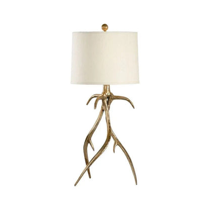 Antler Hall Brass Made Table Lamp - LOOMLAN - Wildwood - Table Lamps