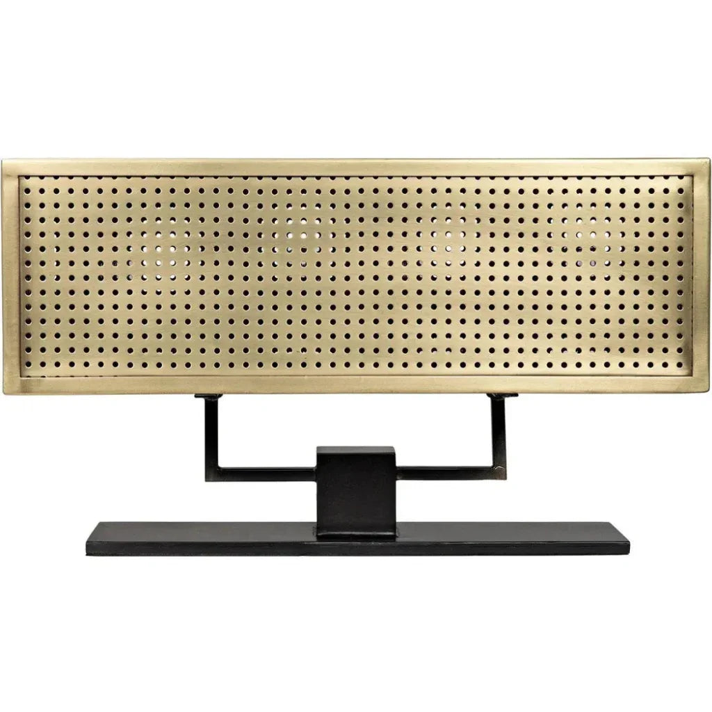Apollo Metal Table Lamp With Brass Finish - LOOMLAN - Noir - Table Lamps
