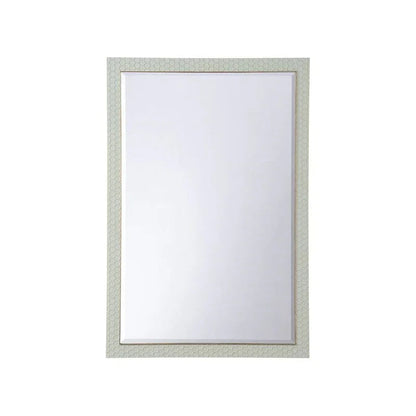 April Honeycomb Pattern Grey Wall Mirror - LOOMLAN - Chelsea House - Wall Mirrors