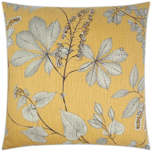 Arboretum Floral Yellow Large Throw Pillow Insert - LOOMLAN - D.V. Kap - Throw Pillows