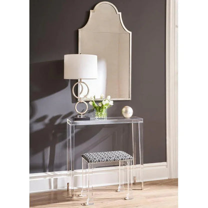 Architectural Arch Iron Framed Wall Mirror - LOOMLAN - Chelsea House - Wall Mirrors