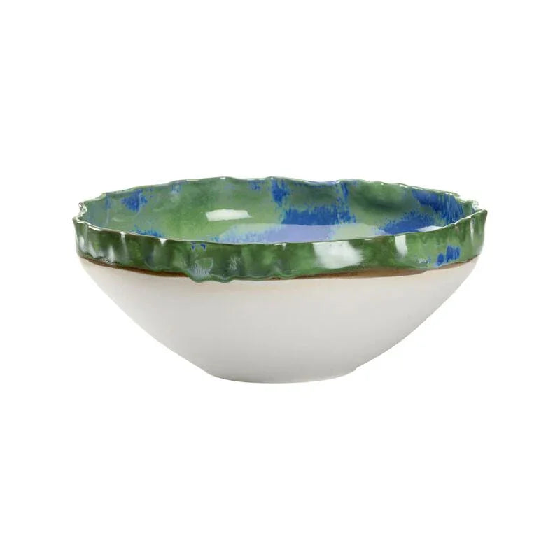 Ariel Green Glazed Porcelain Bowl - LOOMLAN - Wildwood - Boxes & Bowls