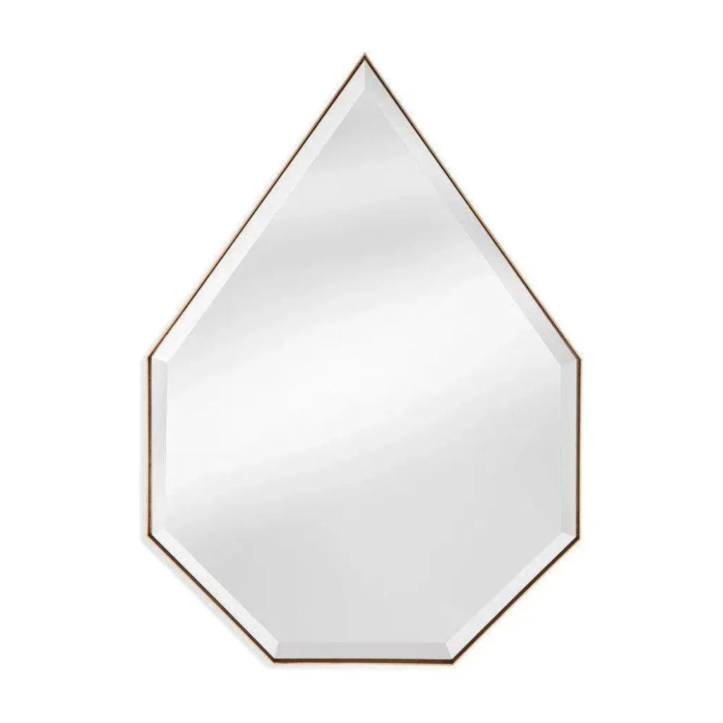 Arlington Metal Gold Wall Mirror - LOOMLAN - Bassett Mirror - Wall Mirrors