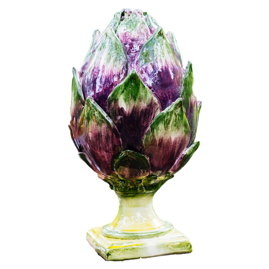 Abigails Artichoke Finial Sculptural Ceramic Planter