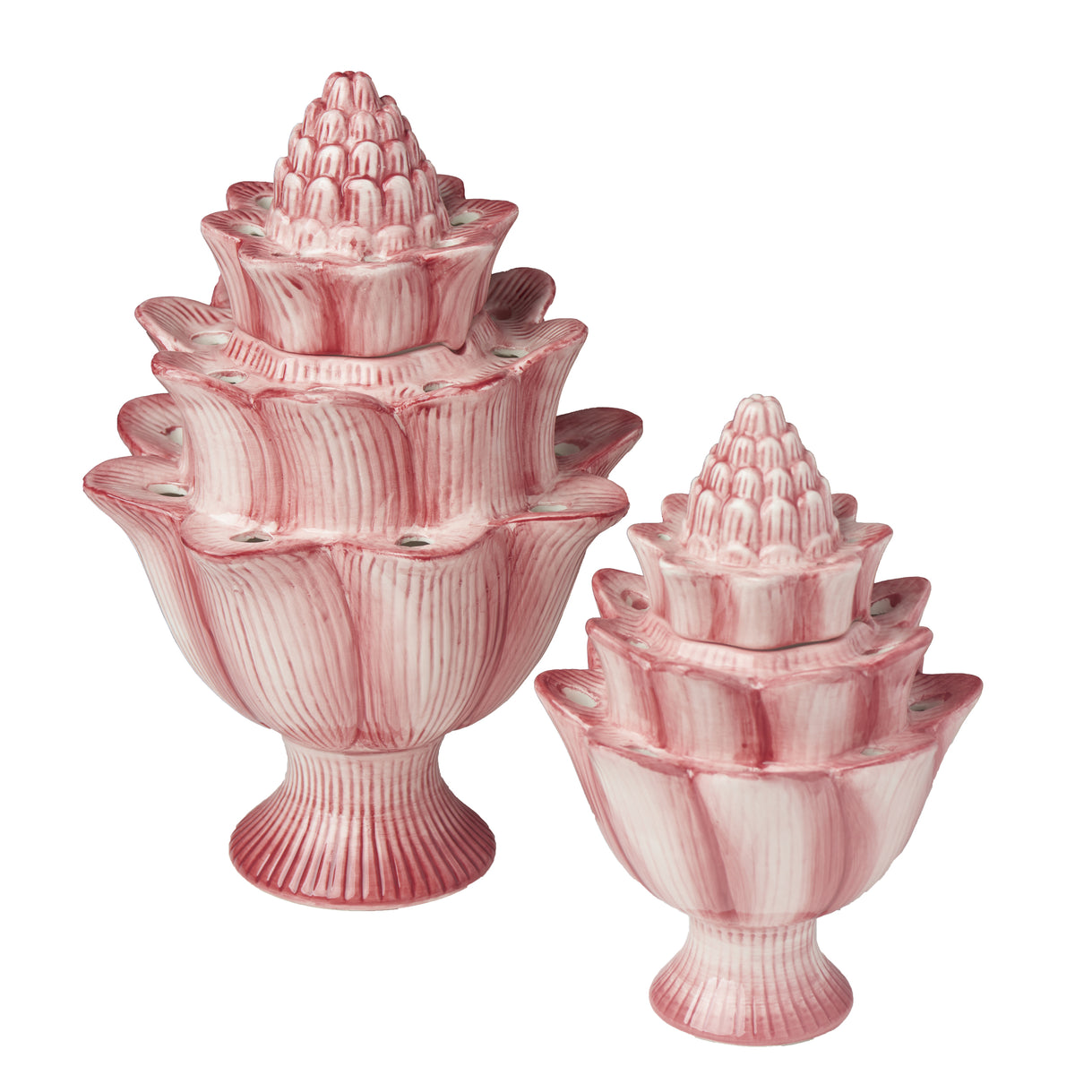 Artichoke Green Ceramic Tulipiere