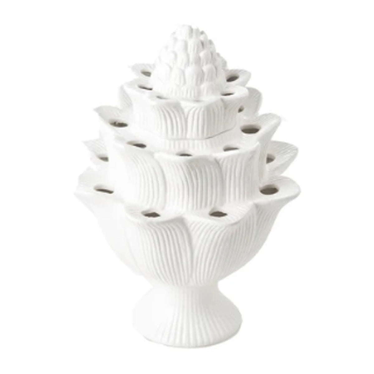 Artichoke Green Ceramic Tulipiere