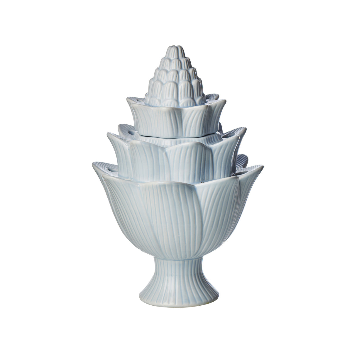 Artichoke Green Ceramic Tulipiere