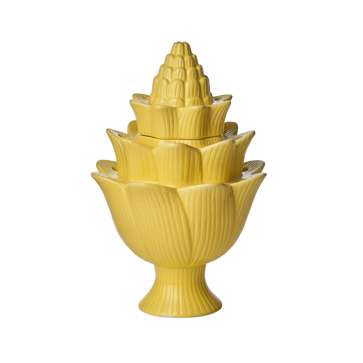 Artichoke Green Ceramic Tulipiere