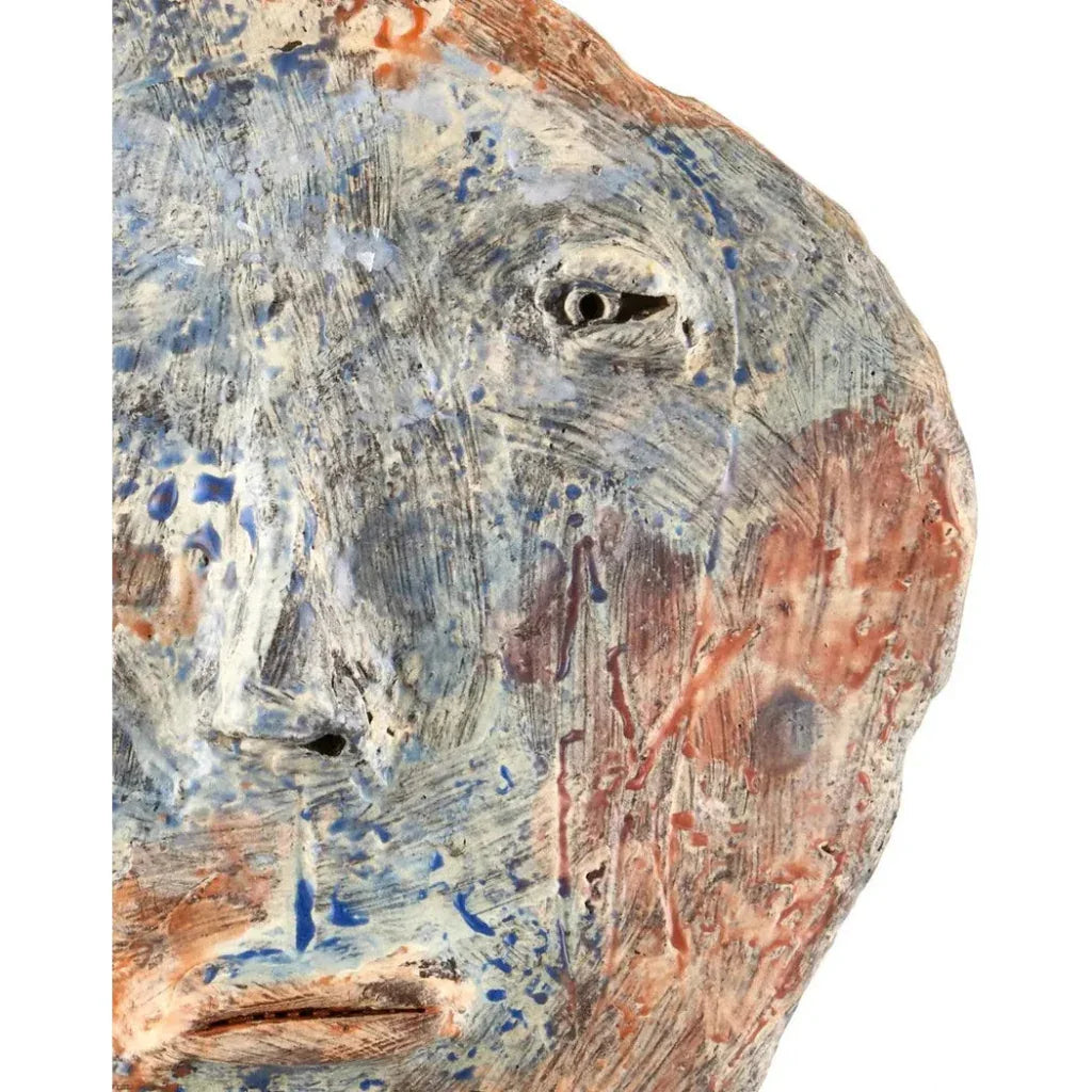 Artisan Medium Face Disc - LOOMLAN - Currey & Co - Statues & Sculptures