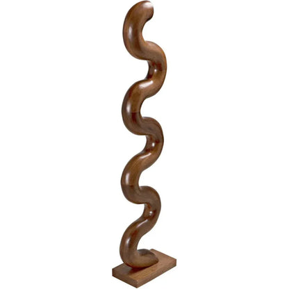 Asclepius Sculpture - LOOMLAN - Noir - Statues & Sculptures