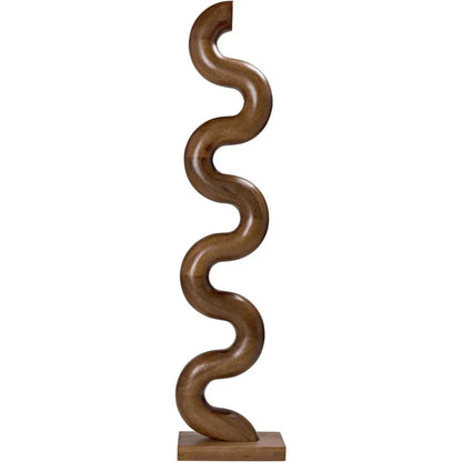 Asclepius Sculpture - LOOMLAN - Noir - Statues & Sculptures