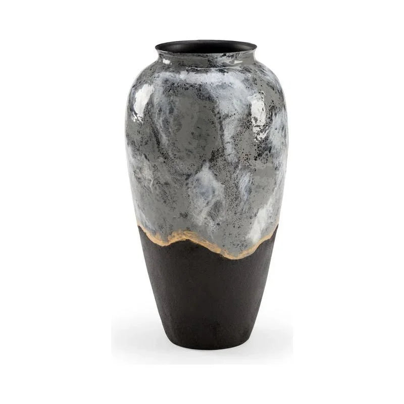 Ashur Iron Made Decorative Vase - LOOMLAN - Wildwood - Vases & Jars