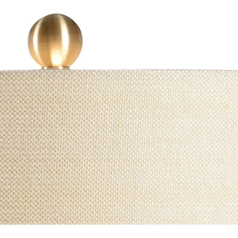 Astor Vase Cream Glazed Ceramic Body Table Lamp - LOOMLAN - Chelsea House - Table Lamps