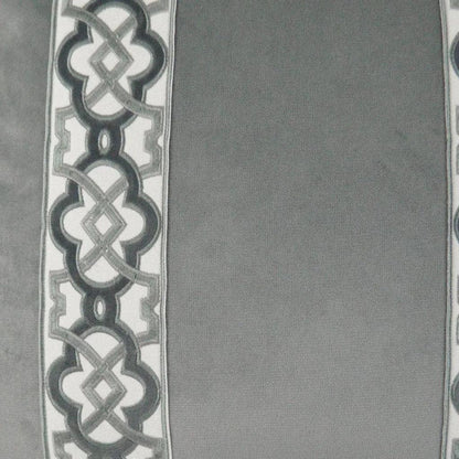 Athenee Smoke Grey Throw Pillow With Insert - LOOMLAN - D.V. Kap - Throw Pillows