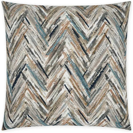 Attribute Abstract Chevon Large Throw Pillow Insert - LOOMLAN - D.V. Kap - Throw Pillows