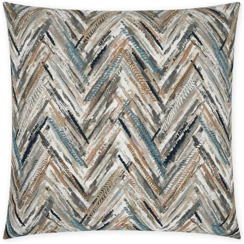 Attribute Abstract Chevon Large Throw Pillow Insert - LOOMLAN - D.V. Kap - Throw Pillows