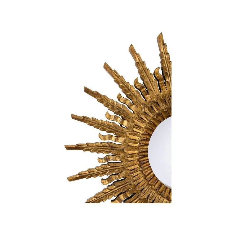 Aurora Glistening Gold Finish Framed Wall Mirror - LOOMLAN - Chelsea House - Wall Mirrors