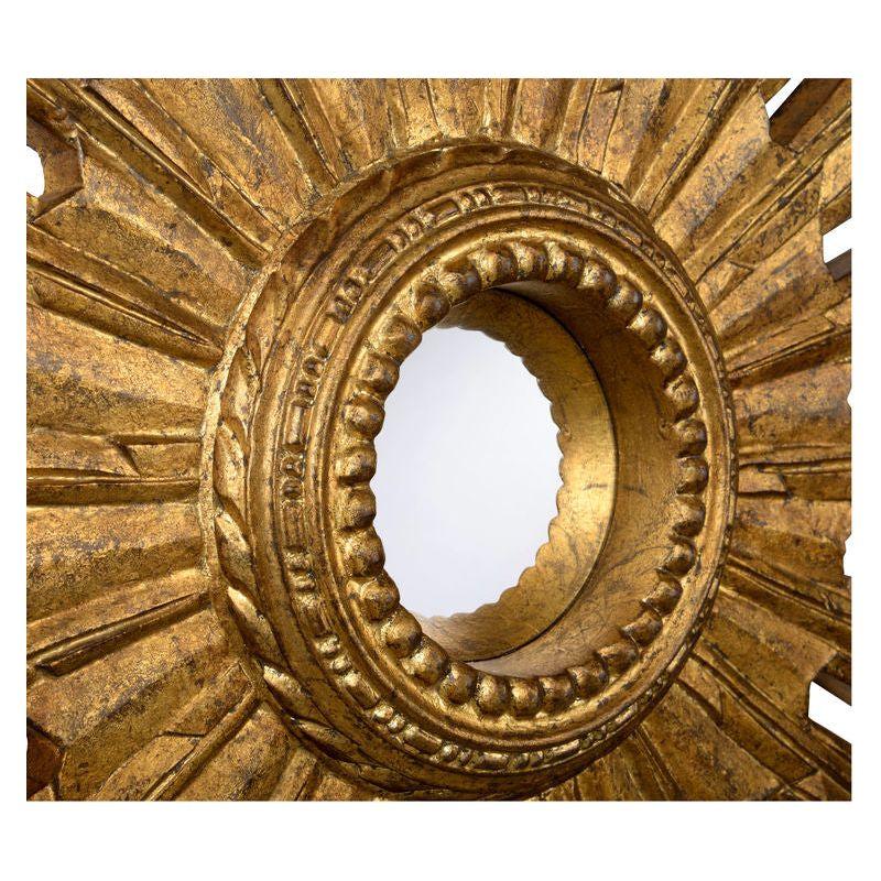 Aurora Glistening Gold Finish Framed Wall Mirror - LOOMLAN - Chelsea House - Wall Mirrors