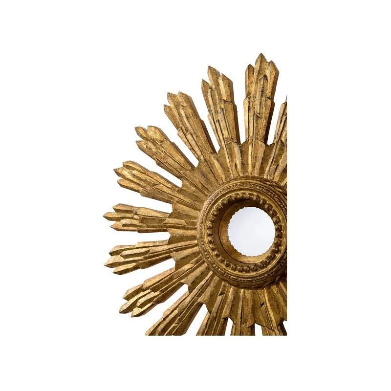 Aurora Glistening Gold Finish Framed Wall Mirror - LOOMLAN - Chelsea House - Wall Mirrors