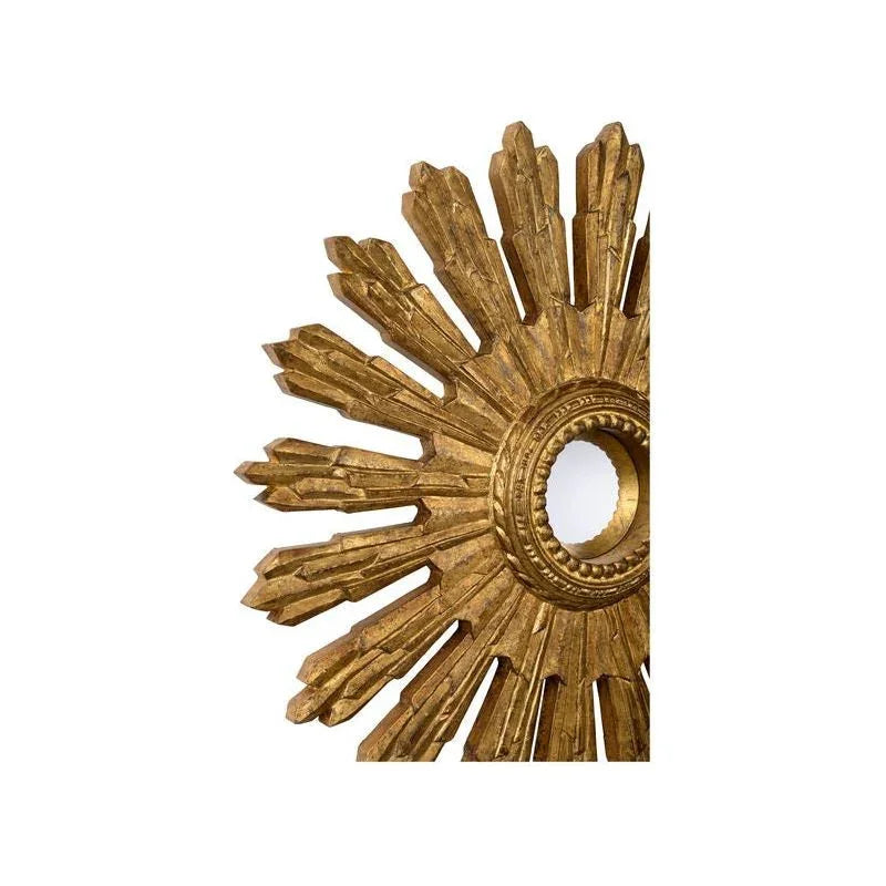 Aurora Glistening Gold Finish Framed Wall Mirror - LOOMLAN - Chelsea House - Wall Mirrors