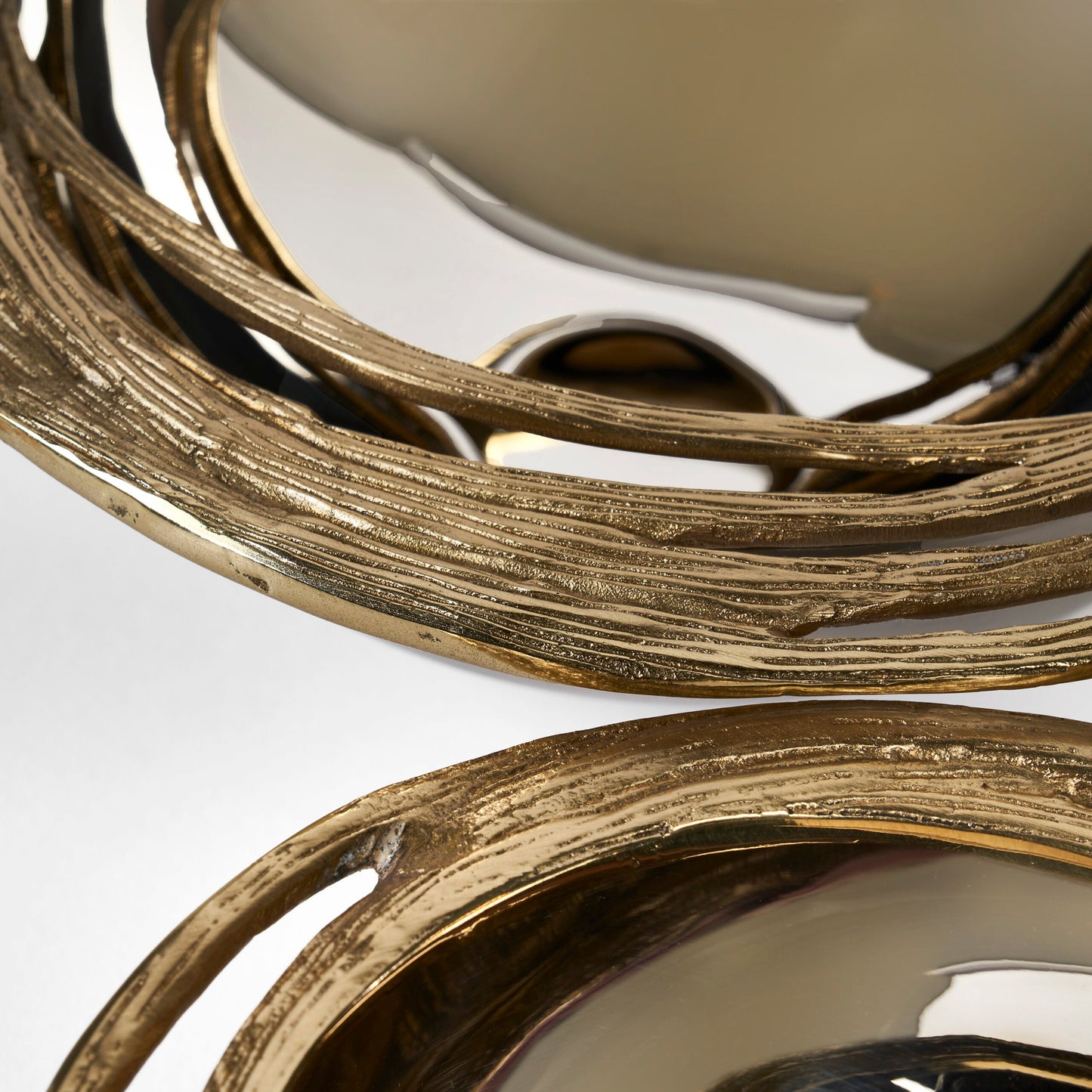 Aurora Polished Steel Bowl 2PC