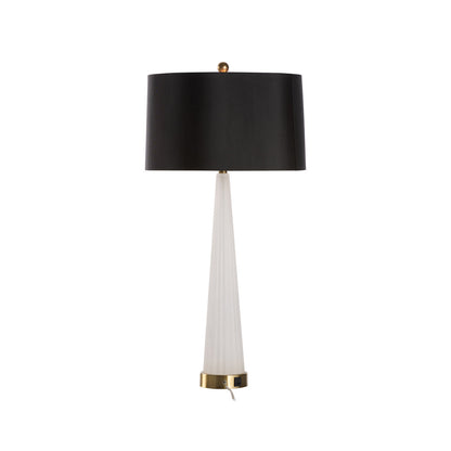 Ava Fluted Glass Table Lamp