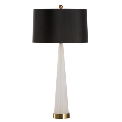 Ava Fluted Glass Table Lamp