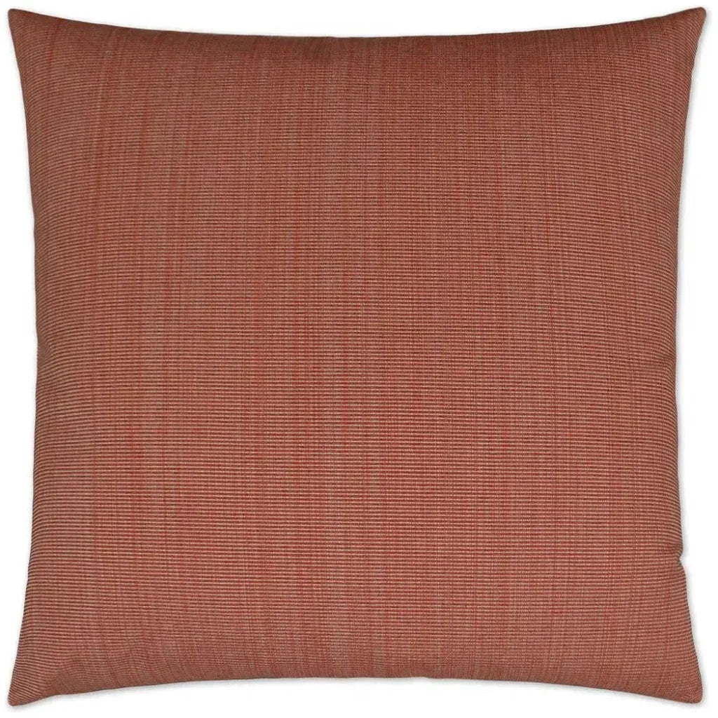 Avery Salmon Red Throw Pillow With Insert - LOOMLAN - D.V. Kap - Throw Pillows
