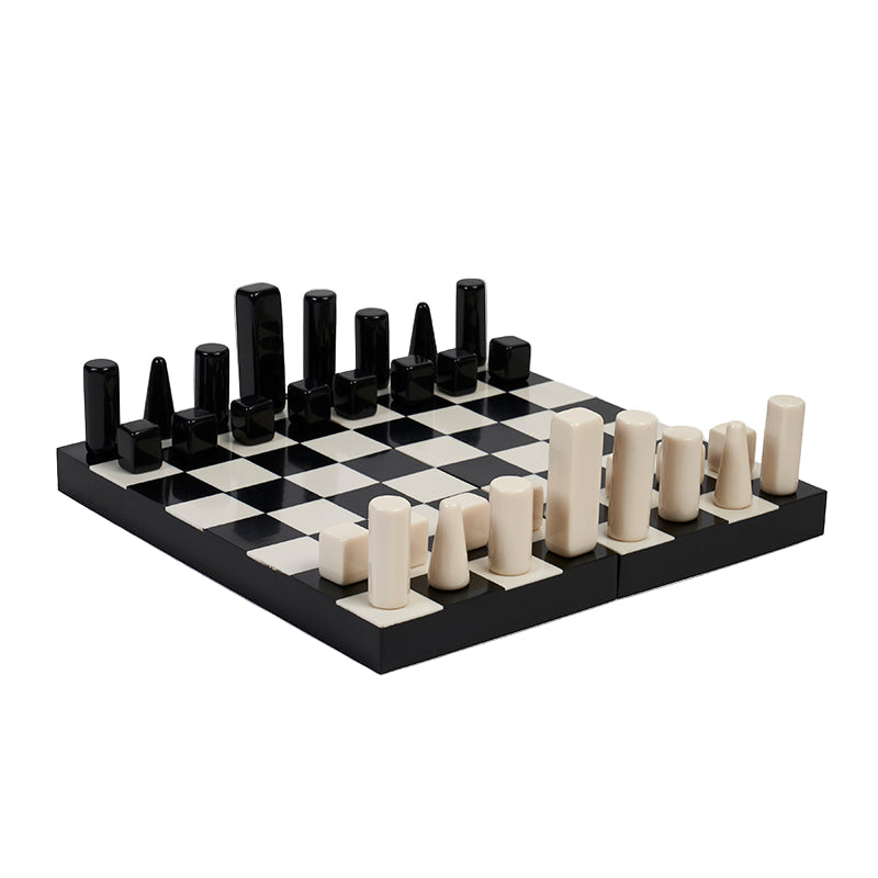 Luho Design House Aya Contemporary Wooden Chess Set