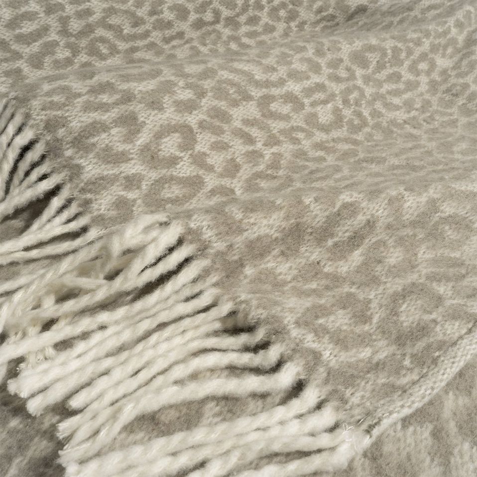 Karoo Brown Cotton-Blend Throw Blanket 50"x60 -- Brown