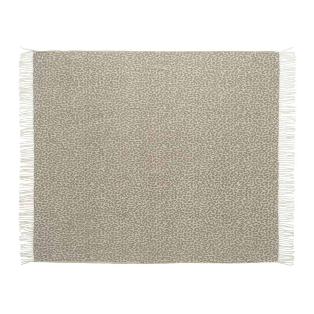Karoo Brown Cotton-Blend Throw Blanket 50"x60