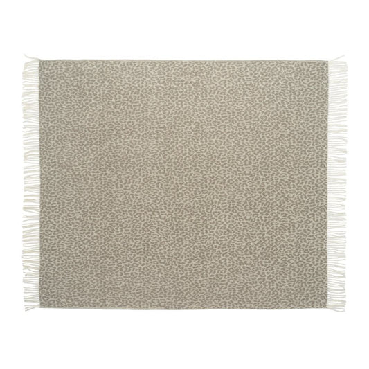 Karoo Brown Cotton-Blend Throw Blanket 50"x60